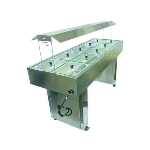Buffet 10 Cubas Gabinete para Self Service - Edanca