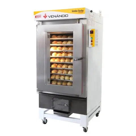 Forno turbo a lenha FCLT10 Ciclone 10 Esteiras - Venâncio