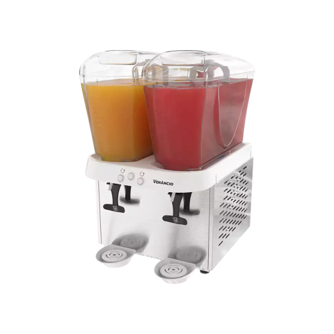 Refresqueira Inox 2 Reservatórios de 16 Litros