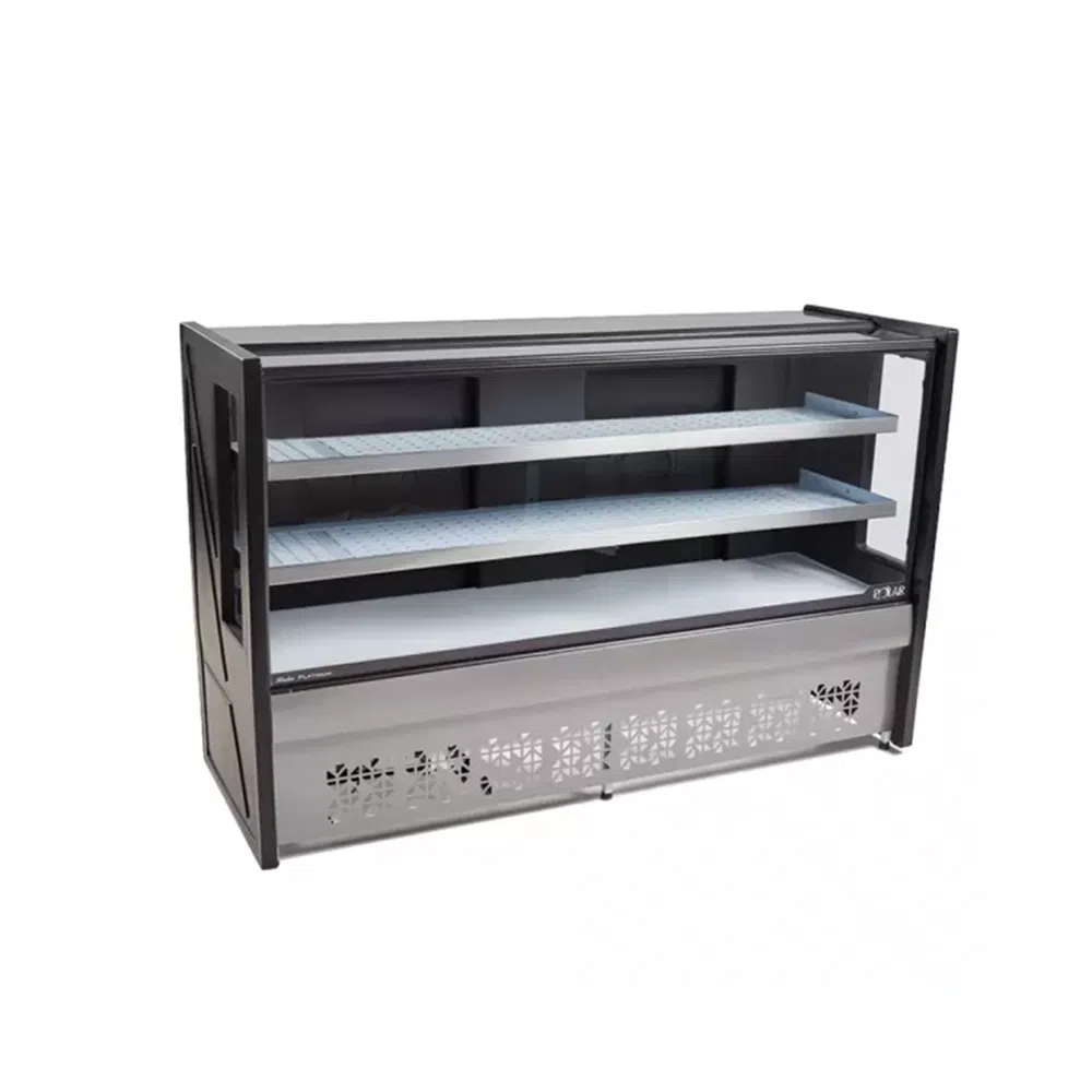 Balção Refrigerado Inox 1,75 m 2 Placas Polar BBRC175